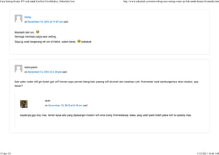 Cara setting router tp link untuk fast net (firstmedia) - subarkah | PDF