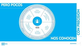 3
PERO POCOS
NOS CONOCEN
CONPRECISIÓN
 