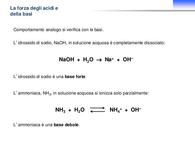 Hcl Acido Forte O Debole