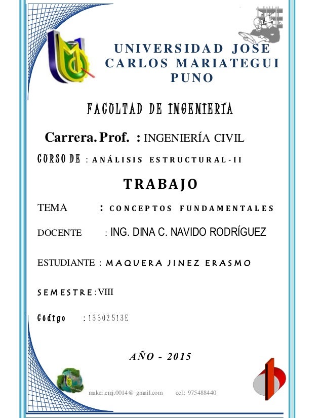 Caratula De Ing Civil 2014 Docx
