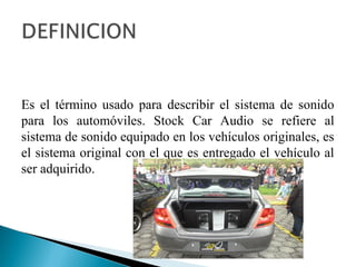 Car Audio Notes CAR AUDIO | PPT
