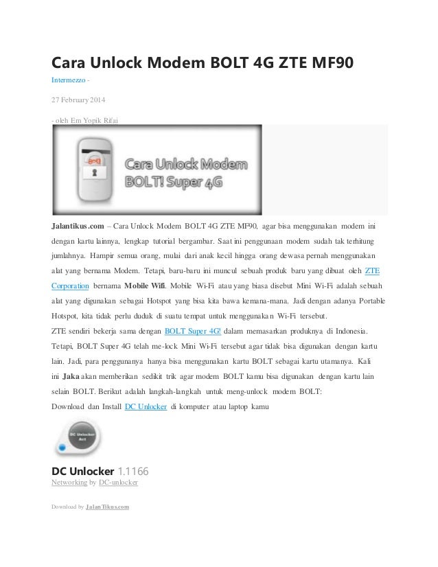 cara unlock modem bolt cara unlock modem bolt