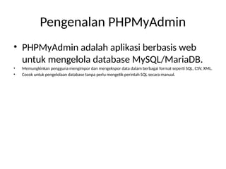 Cara upload file di PHP myAdmin dengan mudah | PPTX