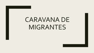 CARAVANA DE
MIGRANTES
 