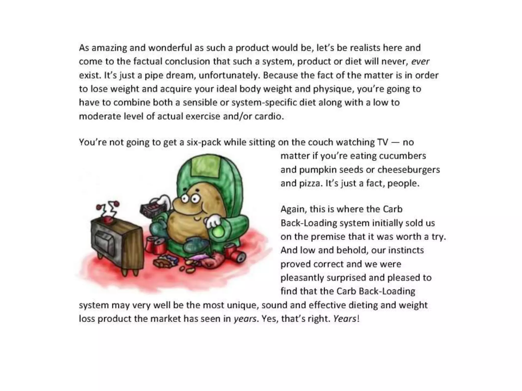 Carb Back Loading Example PPT