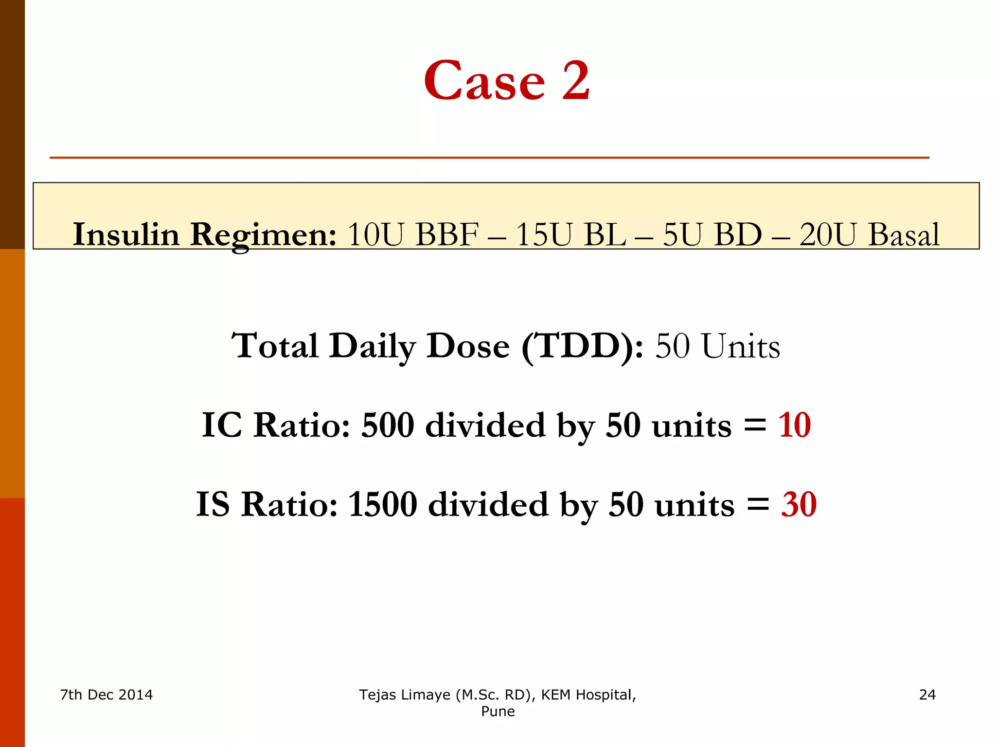 Image showcasing Carbohydrate Counting for insulin dose adjustment | PPT