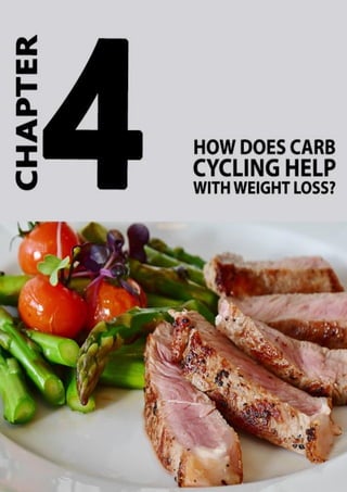 Page | 35
Chapter 4: How Does Carb Cycling
Help with Weight Loss?
Carb cycling can help with weight loss by maximizing how...
