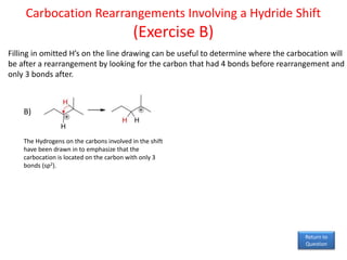 Carbocation rearrangement exercises v3.2 | PPTX