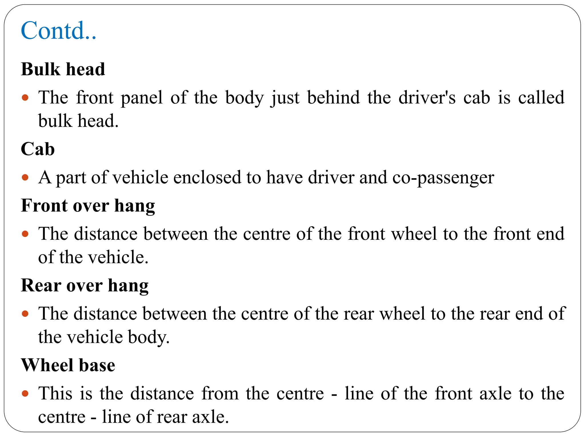 Car Terminologies car body terminology, Drip moulding, Door trim | PPT