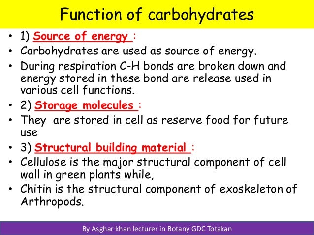 Carbohdrates