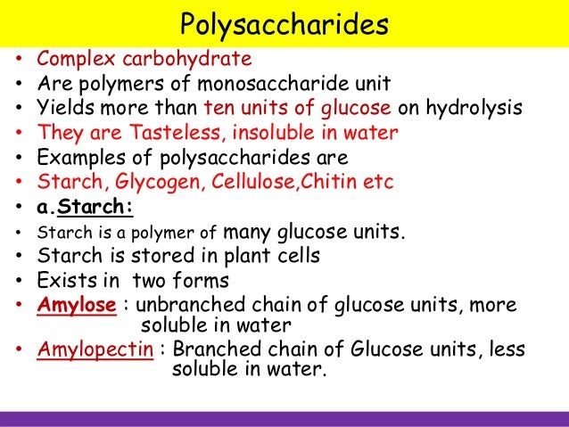 Carbohdrates