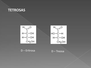 TETROSAS

D – Eritrosa

D – Treosa

 