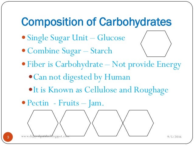 composition carbohydrates of Carbohydrate