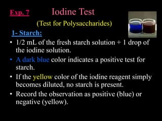 Starch Color Carbohydrates | PPTX