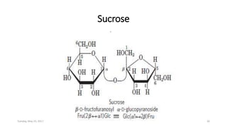 Sucrose
Tuesday, May 23, 2017 26
 