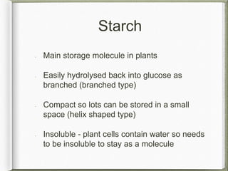 AS Biology Unit 1: Carbohydrates | PPTX