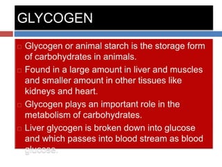 Carbohydrates