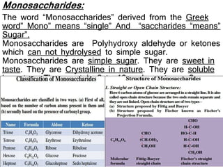 Carbohydrates and its types | PPTX | Chemistry | Science