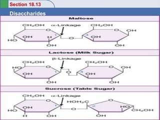 Section 18.13
Disaccharides
Return to TOC
Copyright ©2016 Cengage Learning. All Rights Reserved. 57
 