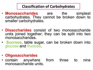 Carbohydrates Carbohydrates