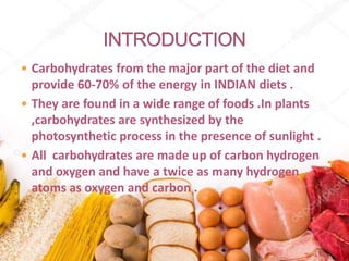 Carbohydrates structure and properties