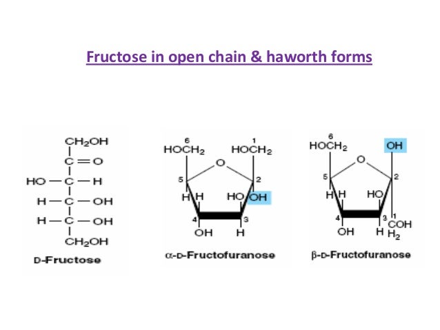 fructose furanose structure structure Carbohydrate