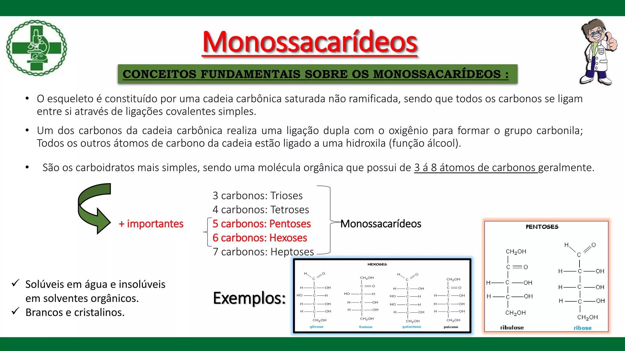 Estrutura de Carboidratos: Monossacarídeos, Oligossacarídeos e ...