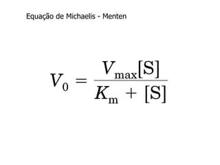 Equação de Michaelis - Menten 