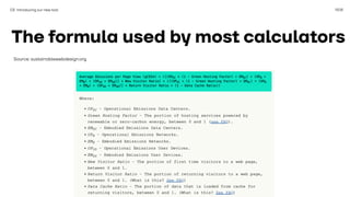 1508
03 Introducing our new tool
The formula used by most calculators
Source: sustainablewebdesign.org
 