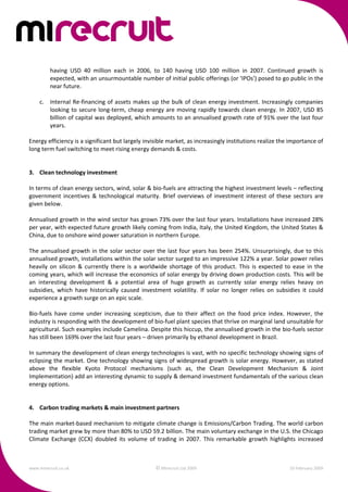 Carbon Market Forecast