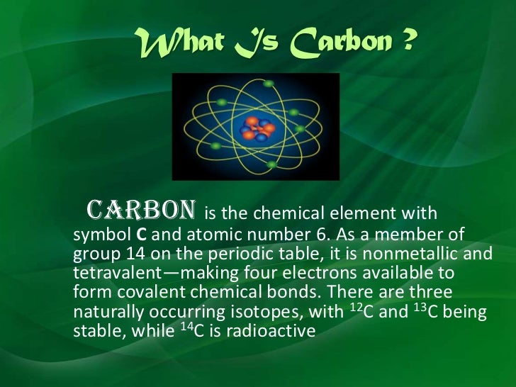 Essay on carbon