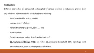 Carbon capture and storage | PPTX