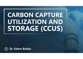 Carbon Capture Utilization and Storage (CCUS) | PDF