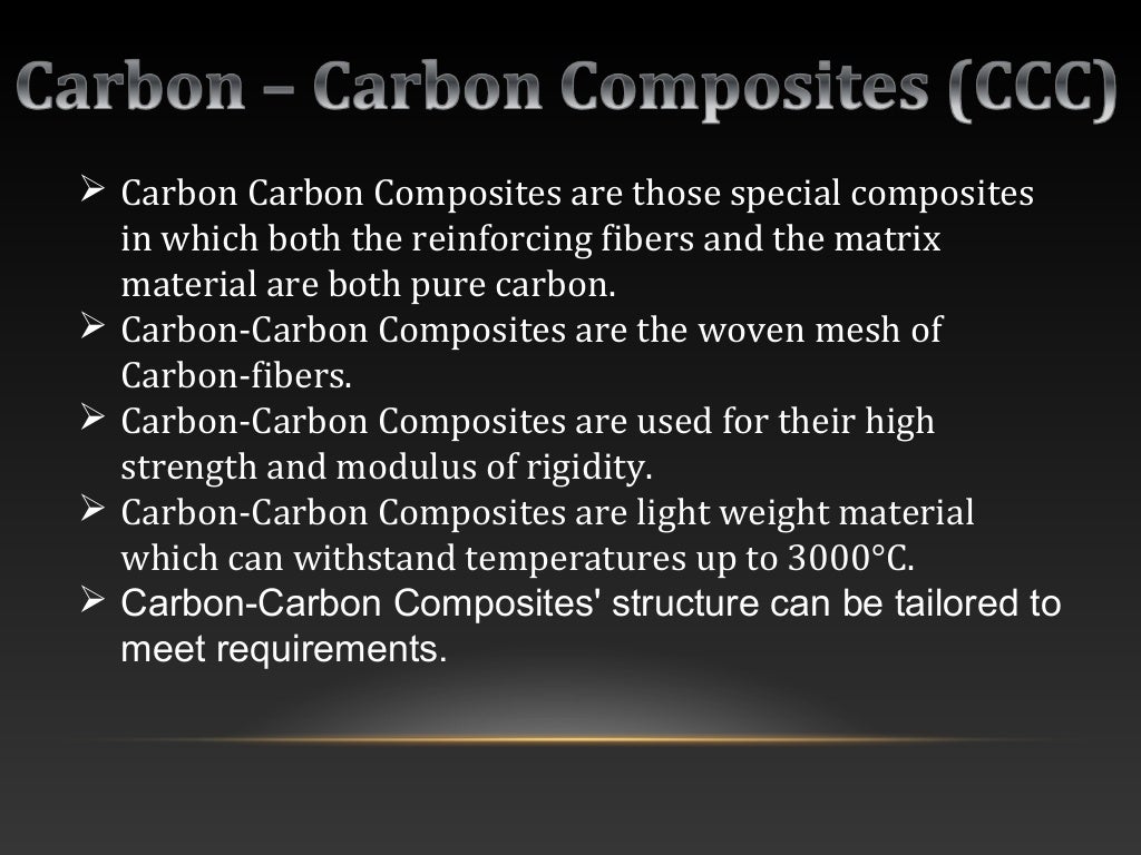 Carbon carbon composite