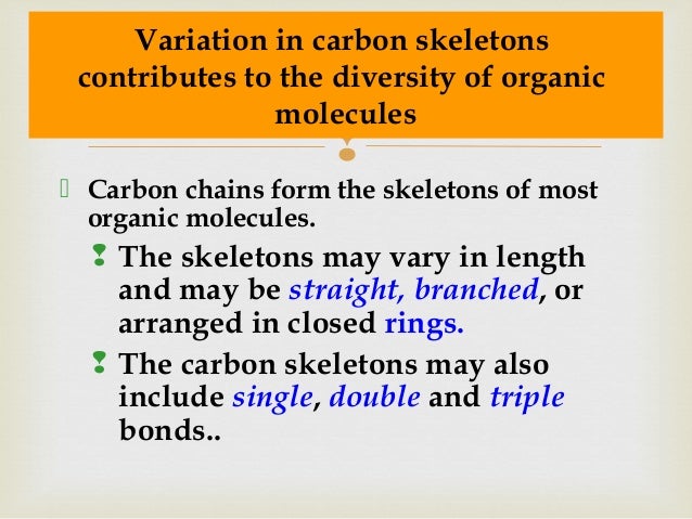 carbon compounds ppt why can carbon form a variety of organic compounds