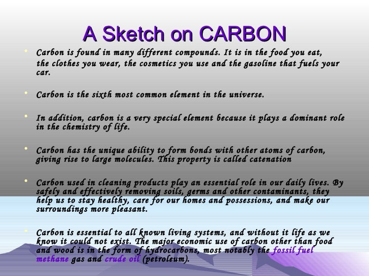 Carbon compounds 2