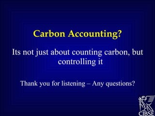 Carbon counting roaf