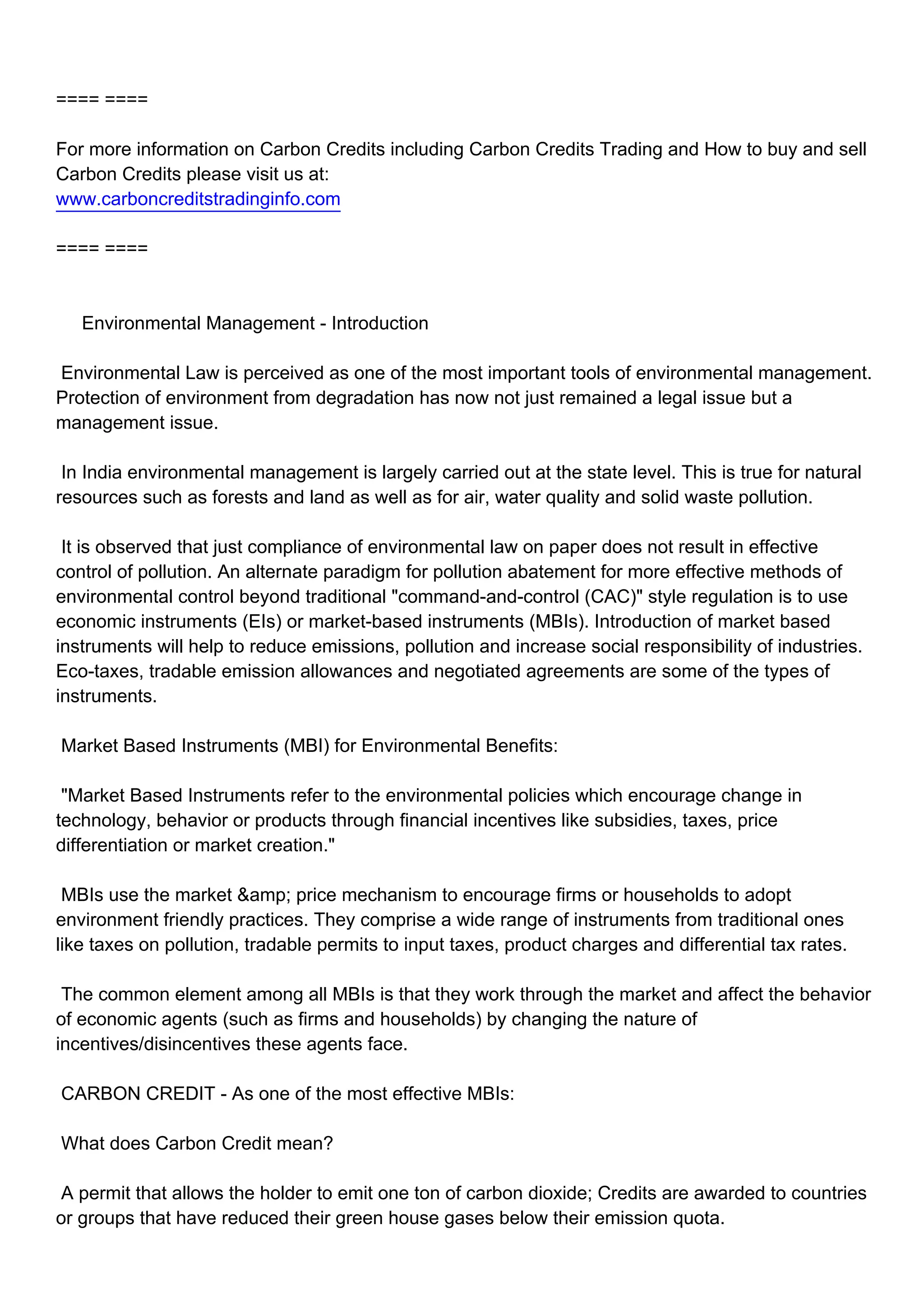 Fraud Prevention In Carbon Markets. - Law Gratis