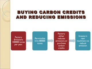 BUYING CCAARRBBOONN CCRREEDDIITTSS 
AANNDD RREEDDUUCCIINNGG EEMMIISSSSIIOONNSS 
 