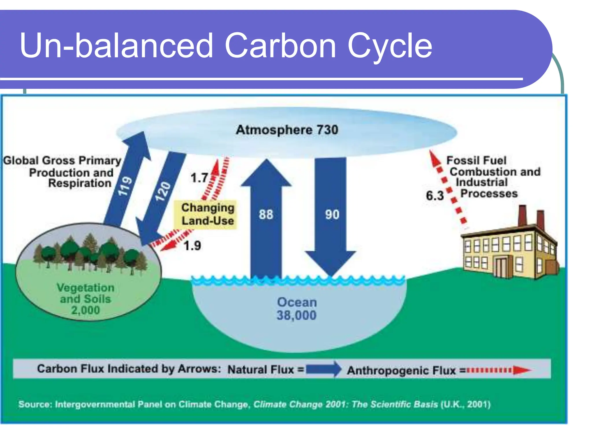 Un-balanced Carbon Cycle
 