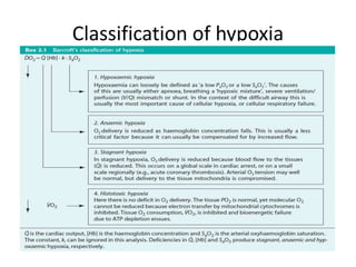 Classification of hypoxia
 
