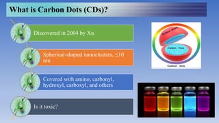 Fluorescent Carbon Dots: Preparation, Properties and Applications | PDF