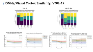 / DNNs/Visual Cortex Similarity: VGG-19
VGG-19 VGG-19 (BN)
 