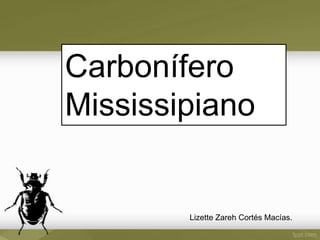 Carbonífero
Mississipiano

Lizette Zareh Cortés Macías.

 