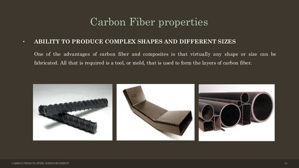 Carbon fiber vs steel reinforcement