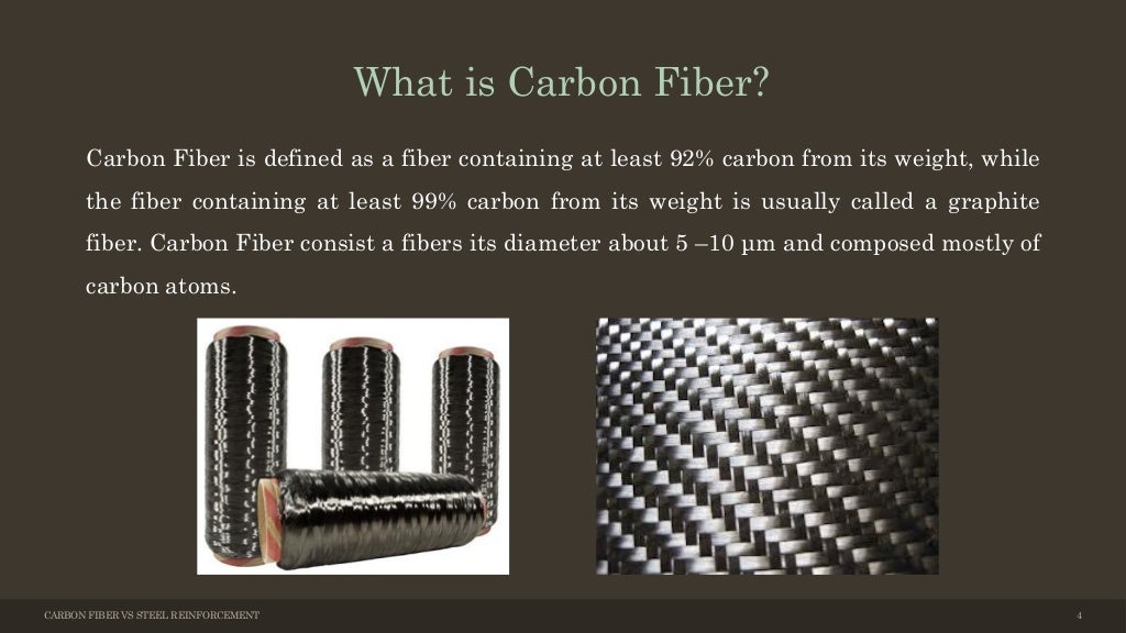 Carbon fiber vs steel reinforcement
