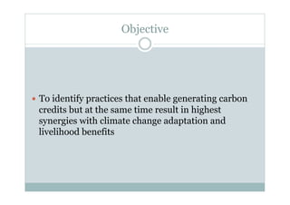 Carbon insetting to confront climate change, improve farmer livelihoods and enhance s uppl y chain resilience