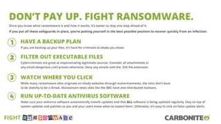 How to fight back against ransomware