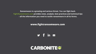 How to fight back against ransomware