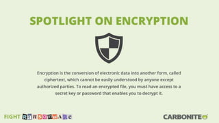 How to fight back against ransomware